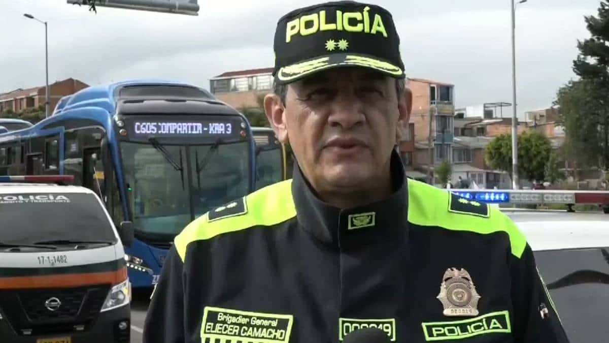 Comandante Eliécer Camacho asegura que no hay amenazas del Clan del Golfo en Bogotá