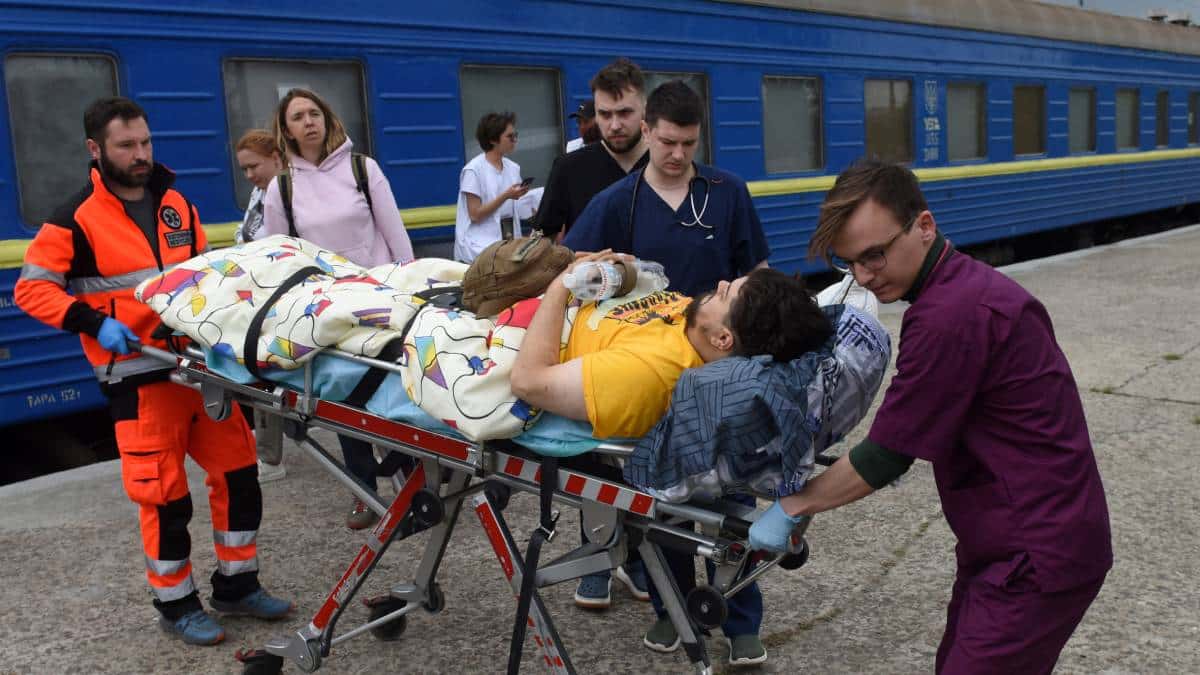 Decenas de heridos por accidente de tren en Eslovaquia