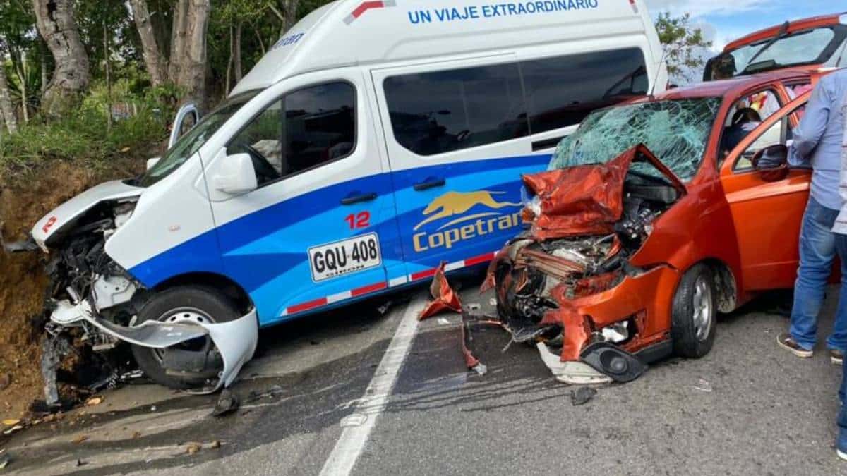 Accidente en Bucaramanga dejó cinco personas gravemente heridas
