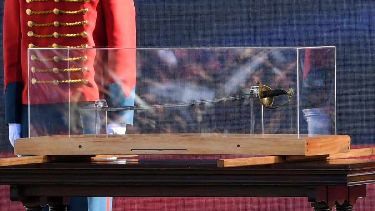 Iván Duque y la entrega de la espada de Bolívar