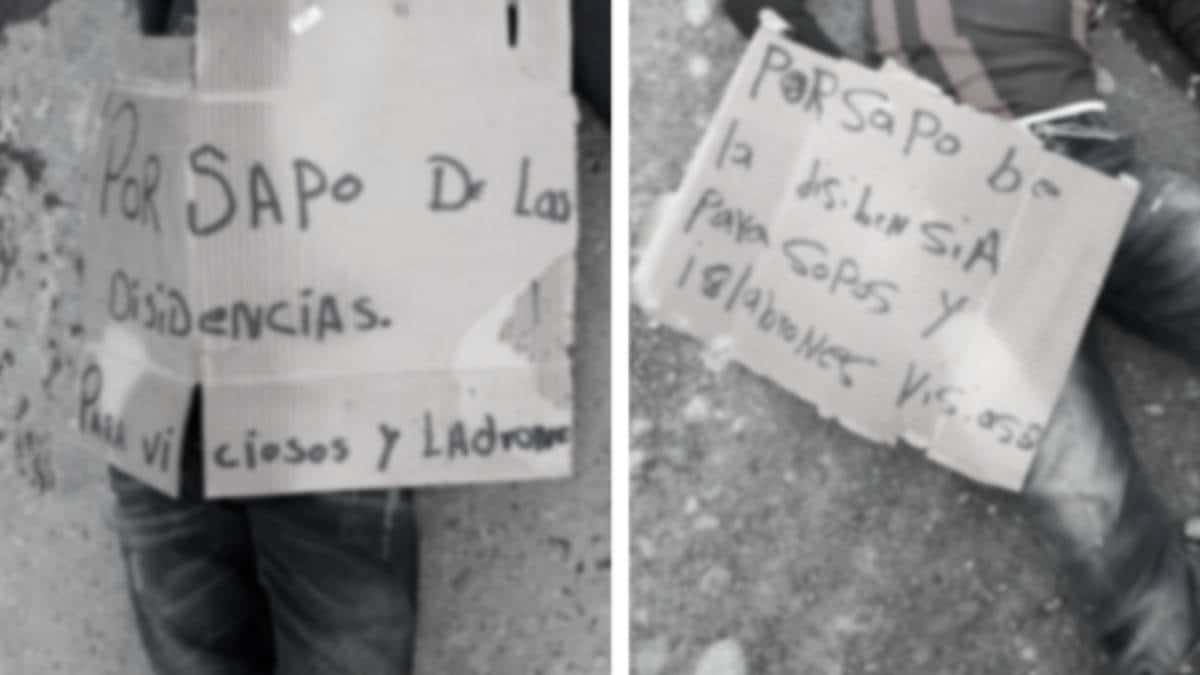 Las notas sobre cadáveres hallados en Putumayo