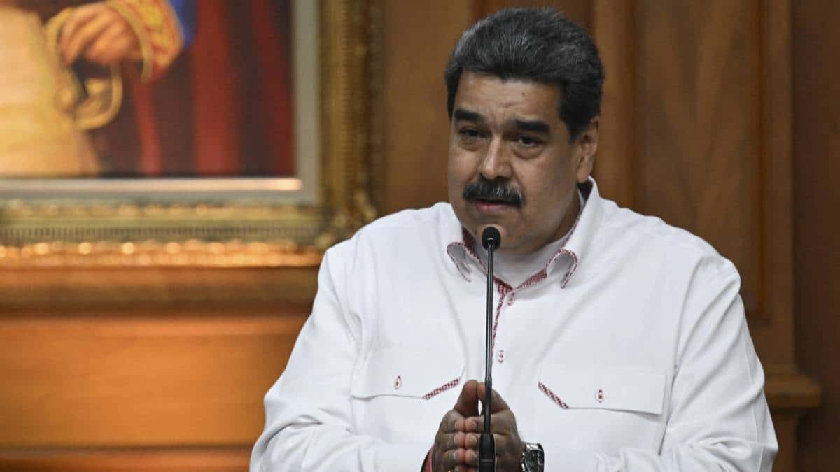 Nicolás Maduro recibió a Gustavo Petro en Miraflores, Caracas, Venezuela