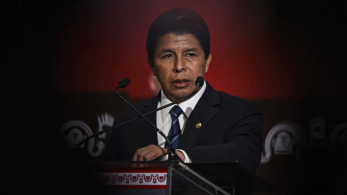 Pedro Castillo, presidente de Perú