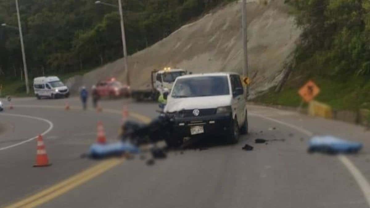 Accidente de tránsito en La Calera y el Alto del Sisgo
