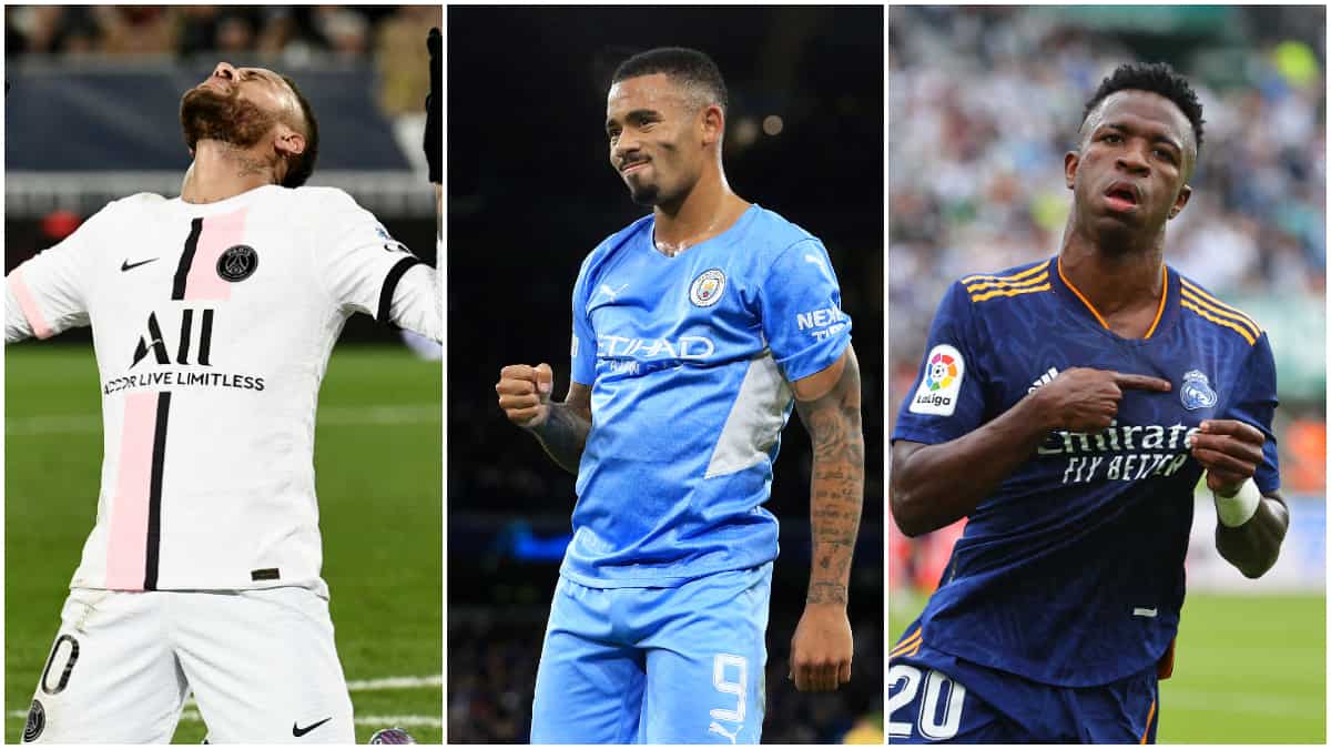 Neymar, Gabriel Jesús y Vinícius vienen en racha.