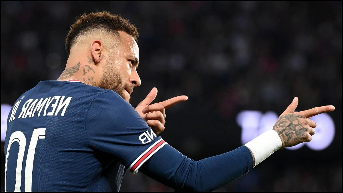 Neymar con el PSG