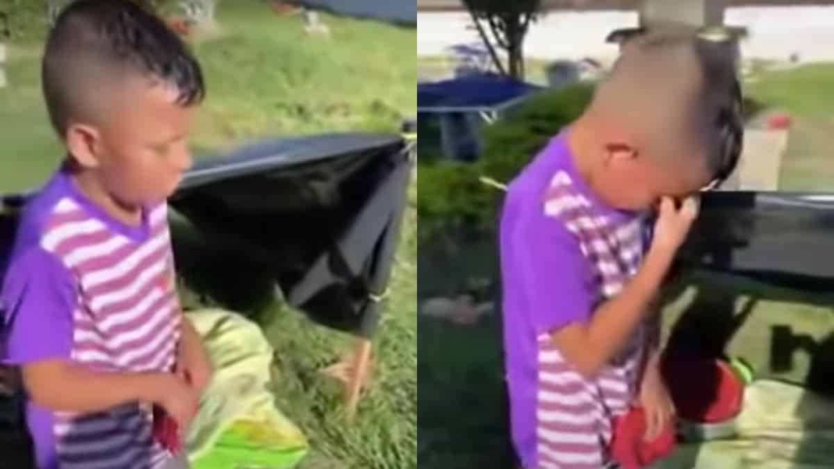 Niño viviendo en cementerio Valle del Cauca