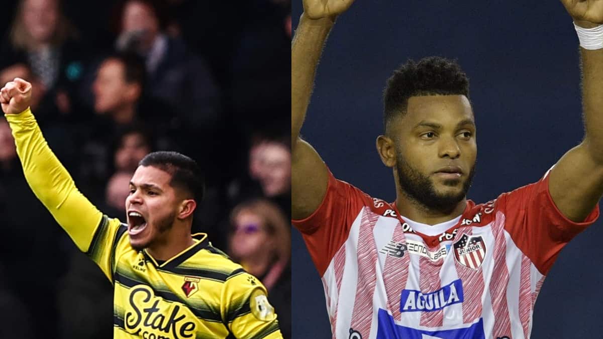 Miguel Ángel Borja y 'Cucho' Hernández