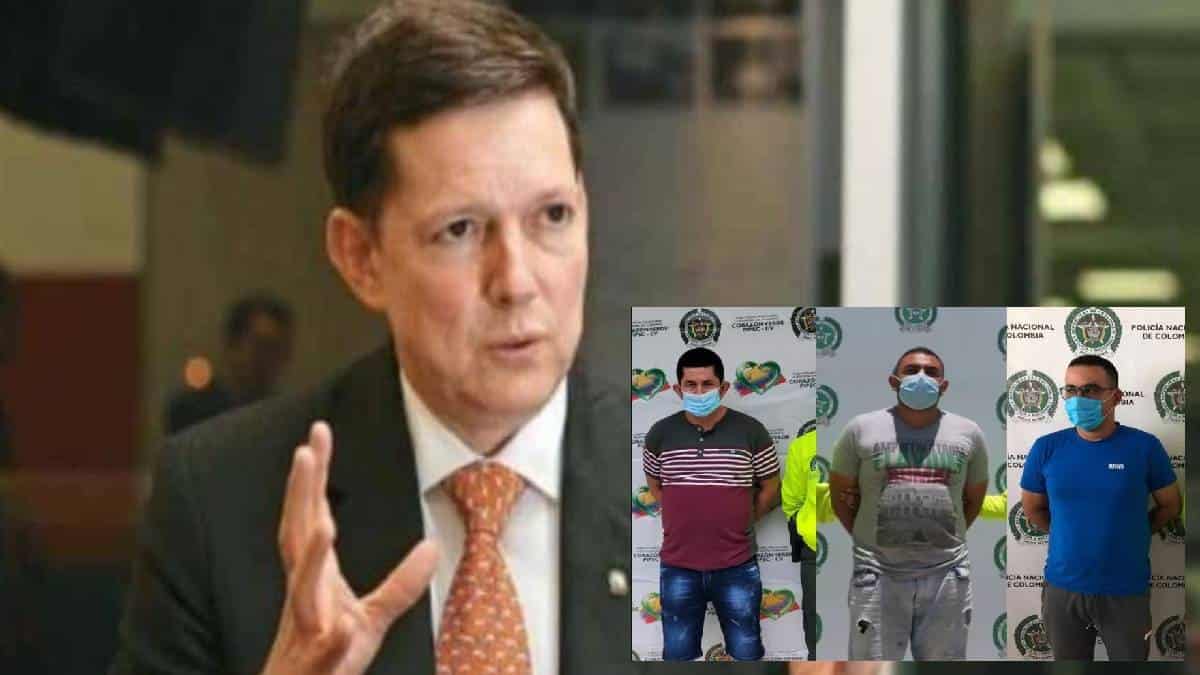 Foto: Noticias RCN - Fiscalía Wilson Ruiz ministro de Justicia confirmó que estos tres integrantes del ELN será extraditados