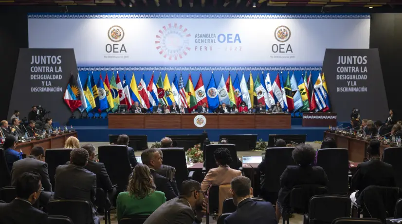 Foto: AFP OEA expresa su preocupación por situación de la democracia en Perú