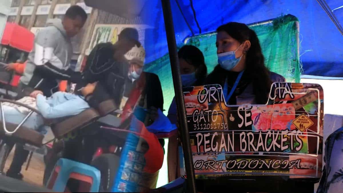 Odontólogo callejero fue multado en Bogotá