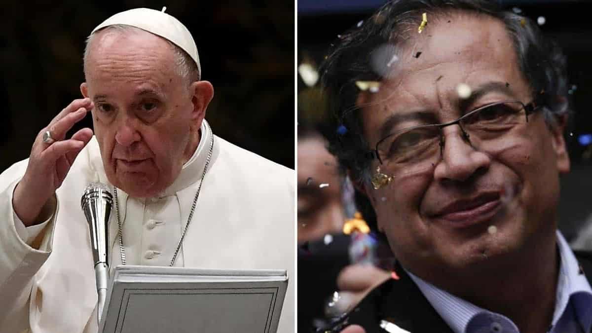 Papa Francisco recibió a Gustavo Petro en El Vaticano