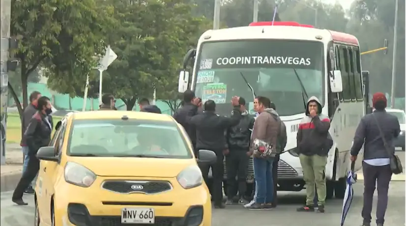 Caos en la movilidad de Soacha por conductores que entrar a paro; denuncian  inseguridad y extorsiones