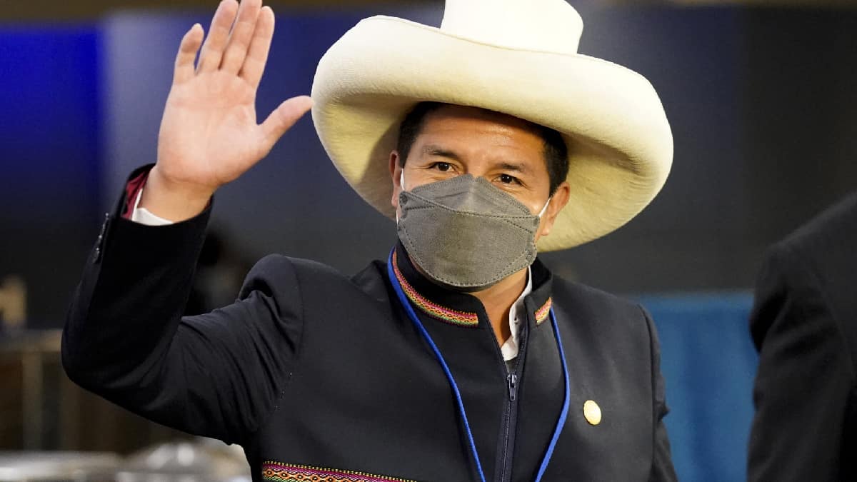 Pedro Castillo, presidente de Perú