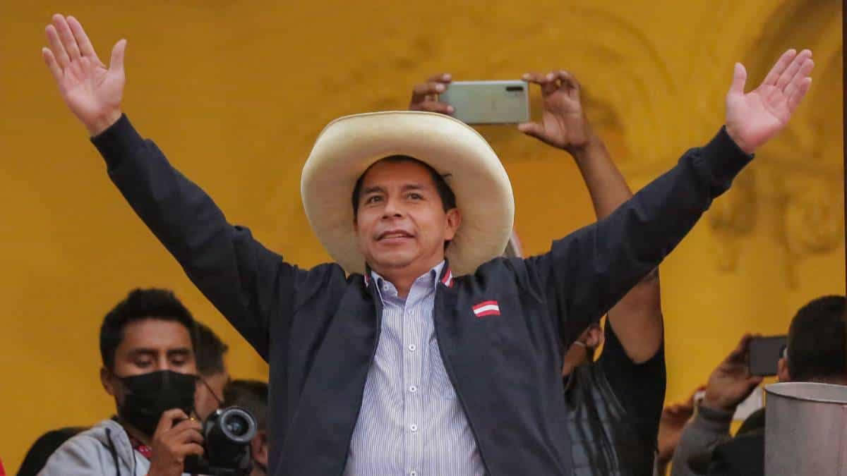Pedro Castillo, nuevo presidente de Perú
