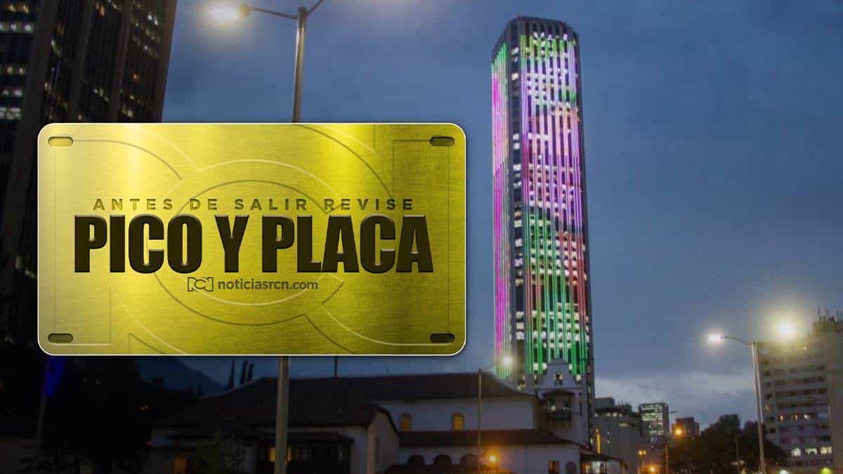 Pico y placa en Bogotá junio de 2022
