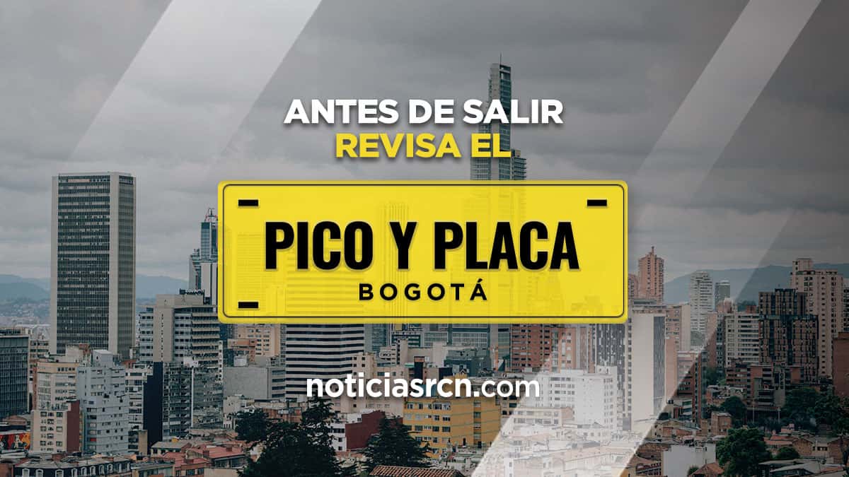 Pico y placa en Bogotá miércoles 24 de febrero