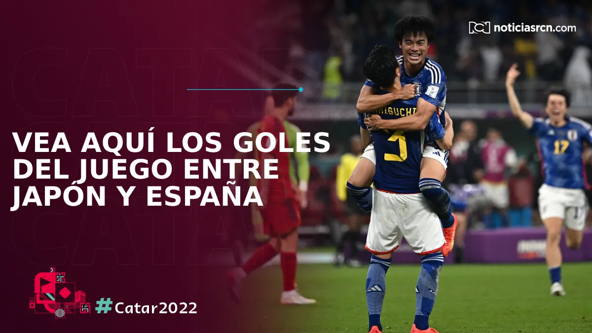 Vea los goles de la victoria de Japón frente a España