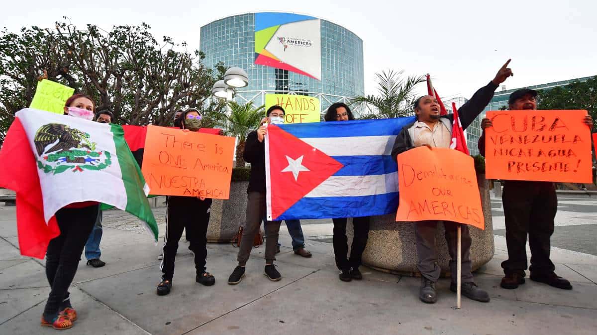 Controversia de la Cumbre de las Américas en Estados Unidos