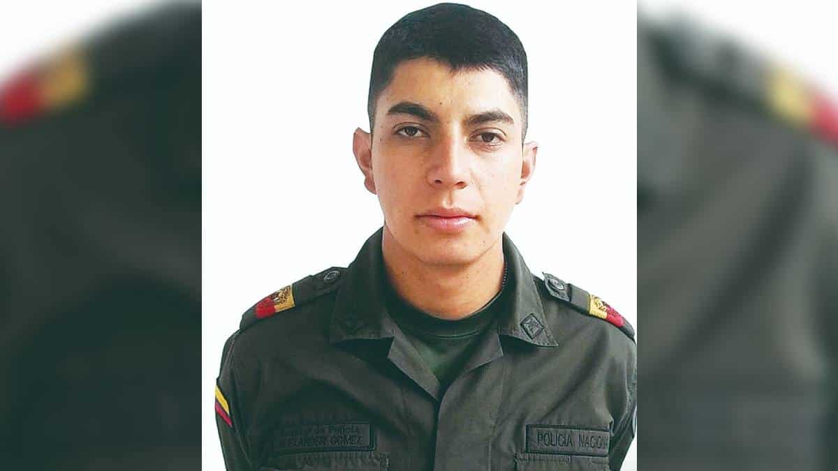 Alexander Gómez Montes integraba la Policía desde finales del 2020