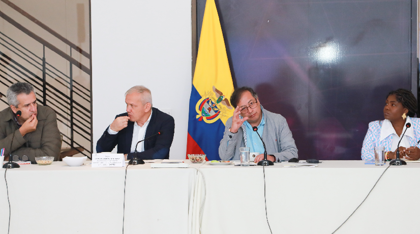 ¿Insatisfecho? Presidente Petro llamó la atención a su gabinete por gestión de los últimos meses.