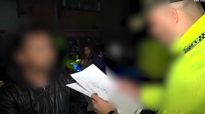 Foto: captura de video Alcaldía de Bogotá Prontuario criminal de Pescadito, líder de Los Camilo