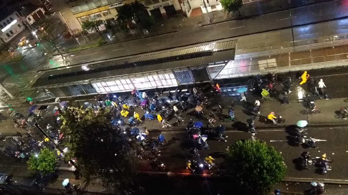 Manifestaciones en Bogotá