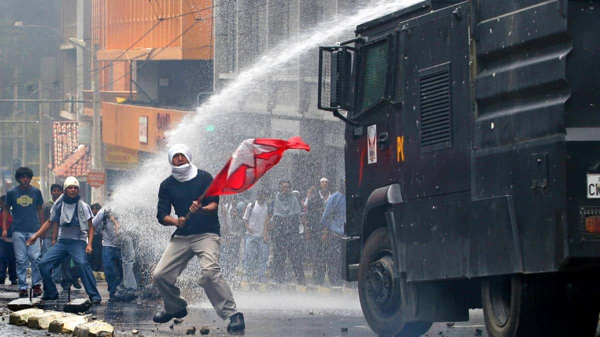 Enfrentamientos entre indígenas y Policía en Ecuador