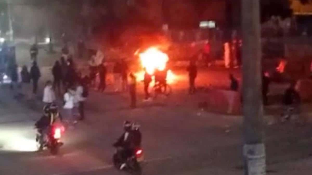 Reportan vandalismo tras protestas en el sur de Bogotá
