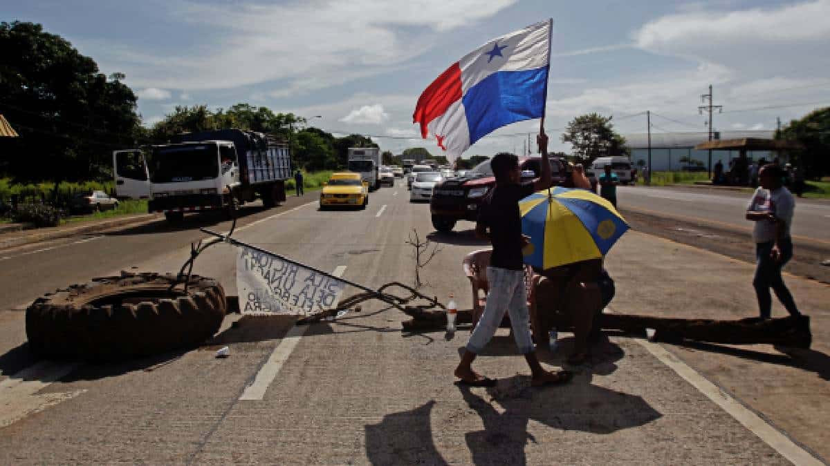 Protestas en Panamá por precios de gasolina