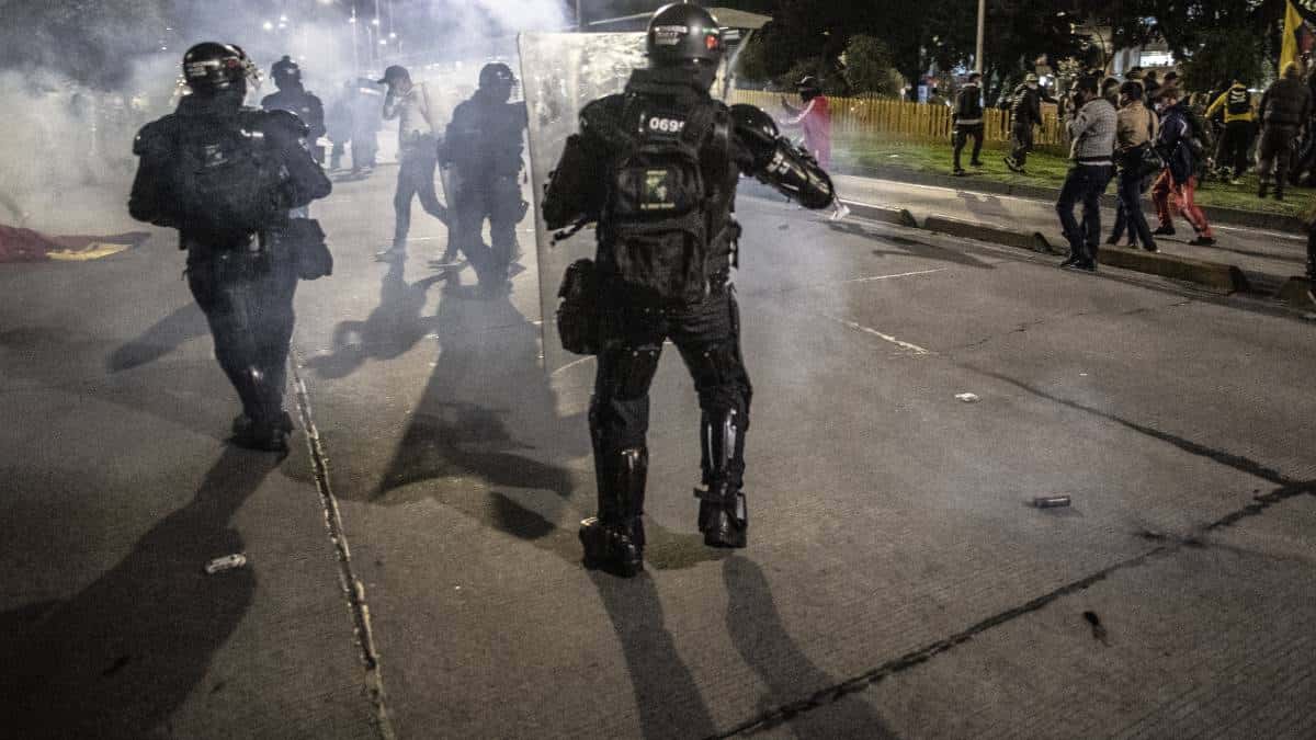 Cuatro heridos deja la jornada de protestas de este miércoles en Bogotá