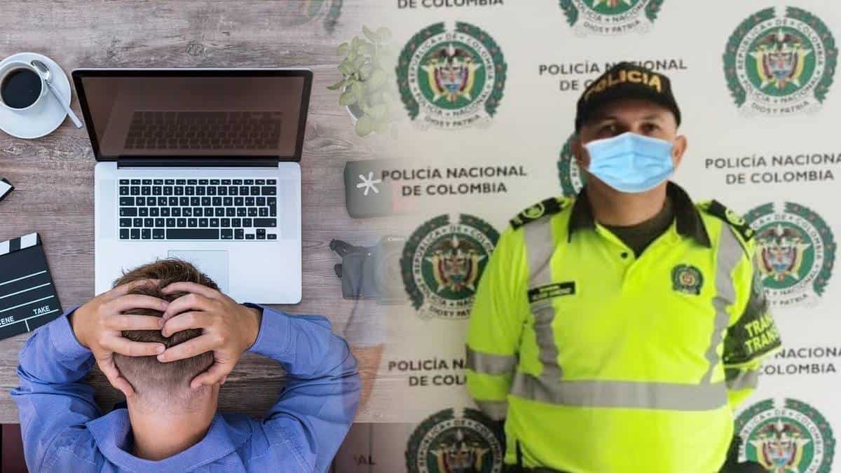 Polémica por fotografía retocada para poner tapabocas a policías en Antioquia