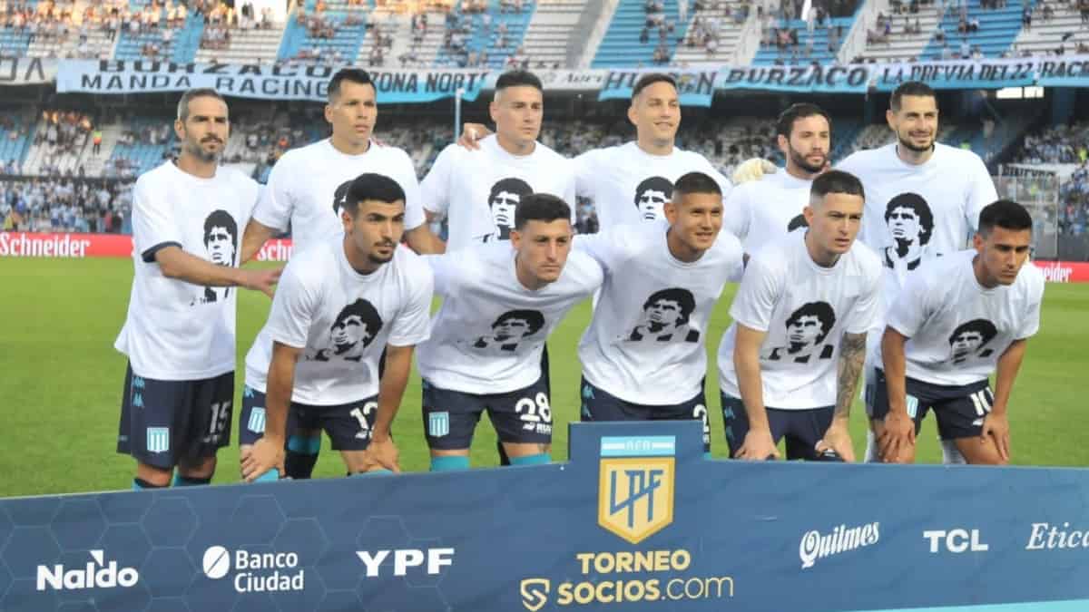 Los homenajes a Diego Maradona en el fútbol de Argentina