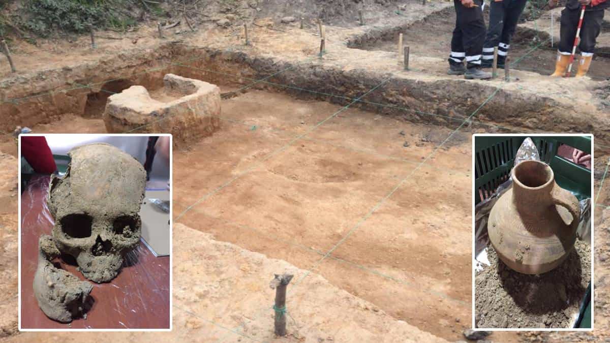 Estas son algunas de las piezas halladas al sur de Bogotá