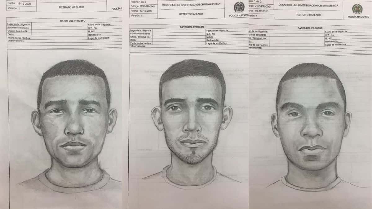 Revelan retratos de presuntos responsables de atentado en Cúcuta