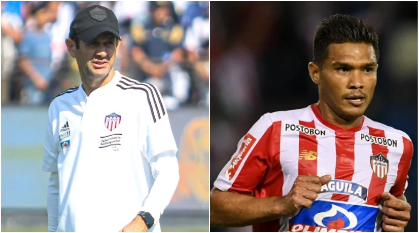 Arturo Reyes: "Teófilo Gutiérrez es un tema cerrado". / Foto: Junior y AFP. Junior Teo Arturo Reyes