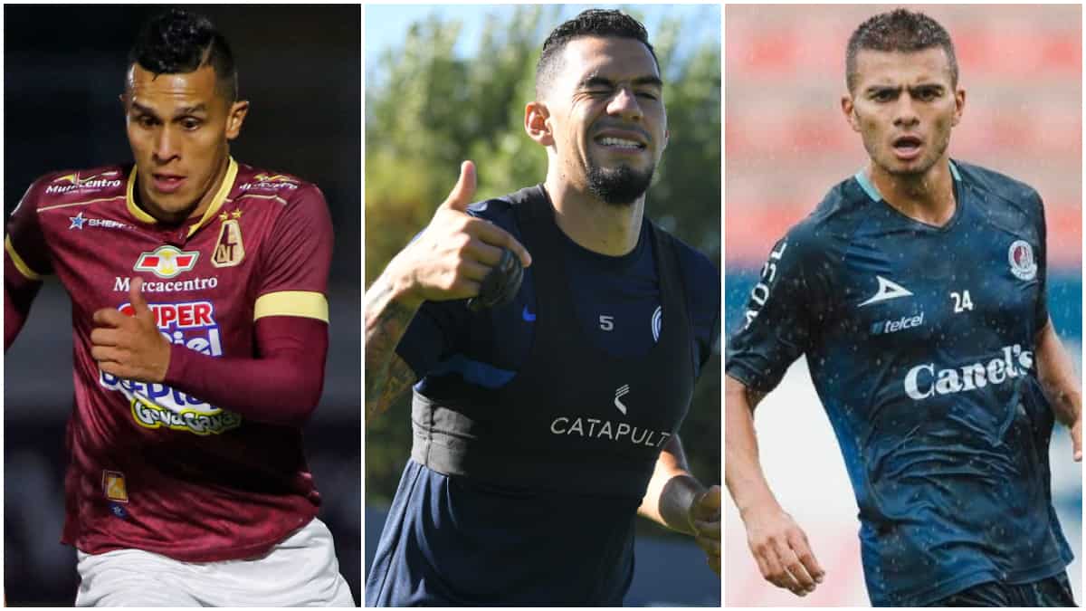 Juan David Ríos, Yeison Gordillo y Jhon Duque.