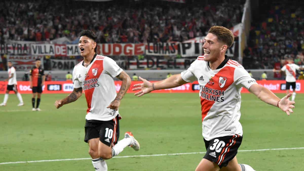 Carrascal anota en la goleada de River en Torneo de Campeones