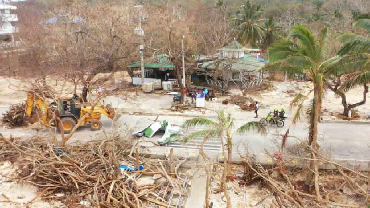 San Andrés y Providencia, afectado por el huracán Iota
