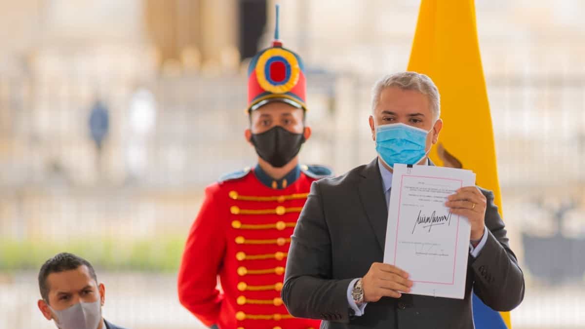 Foto: Presidencia de la República Sancionan Ley de Inversión Social