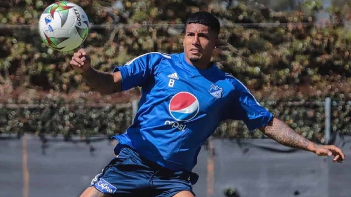 Santiago Mosquera entrenó con Millonarios