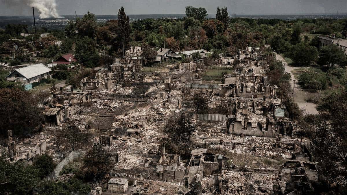 Ciudad Severodonetsk, en la región del Donbás