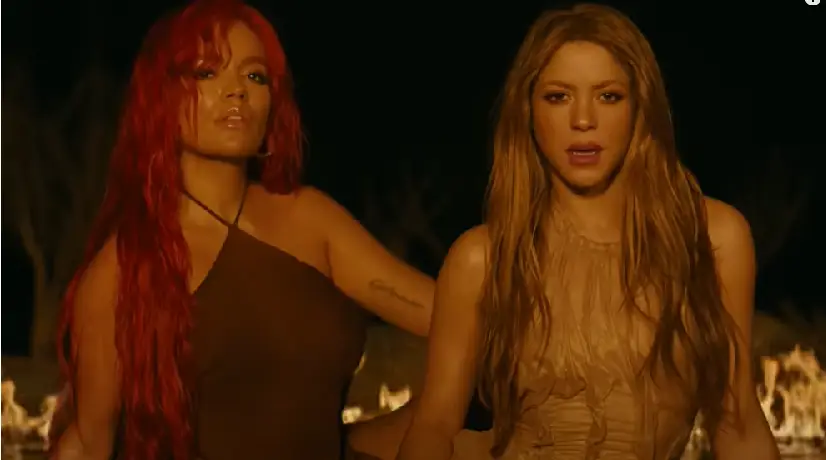 Las cantantes colombianas Shakira y Karol G estrenaron la canción 'TQG' que según sus fans tiene frases fuertes y contundentes que no pasaron desapercibidas.