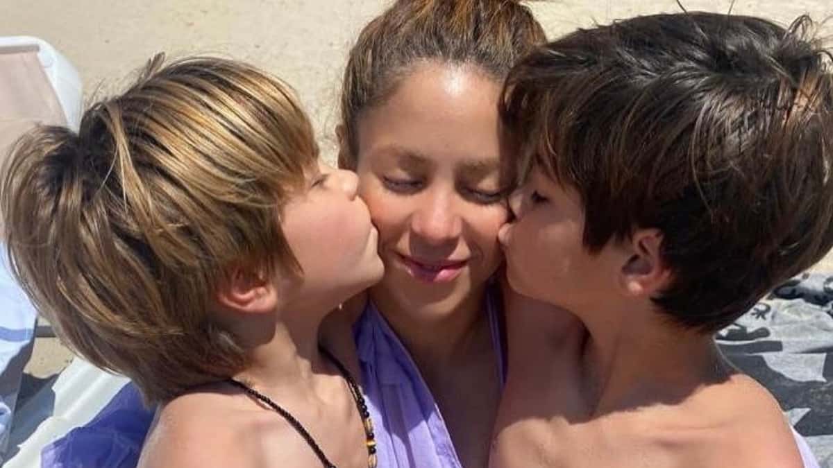 Shakira y sus hijos /Foto: @shakira Shakira