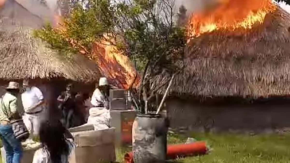 Incendio en la Sierra Nevada de Santa Marta