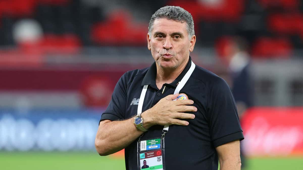 Luis Fernando Suárez, entrenador colombiano de la selección de Costa Rica.