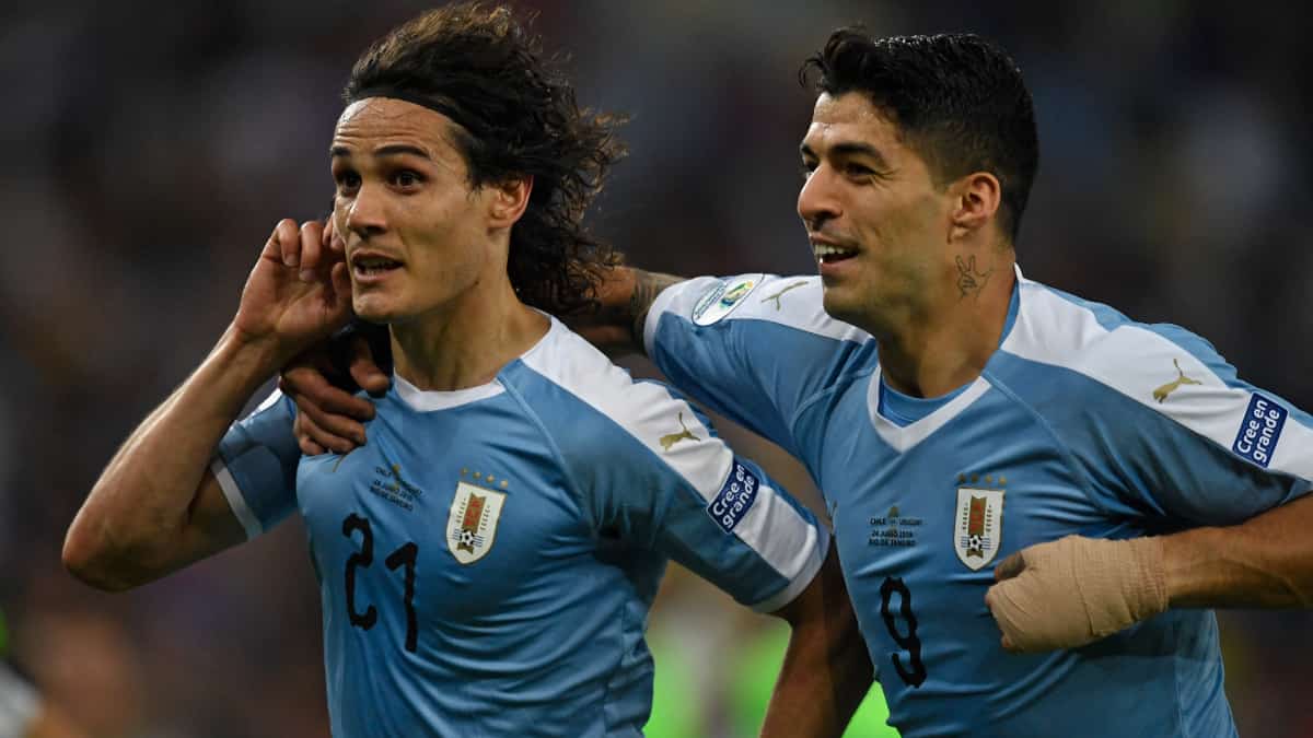 Cavani y Suárez - Uruguay