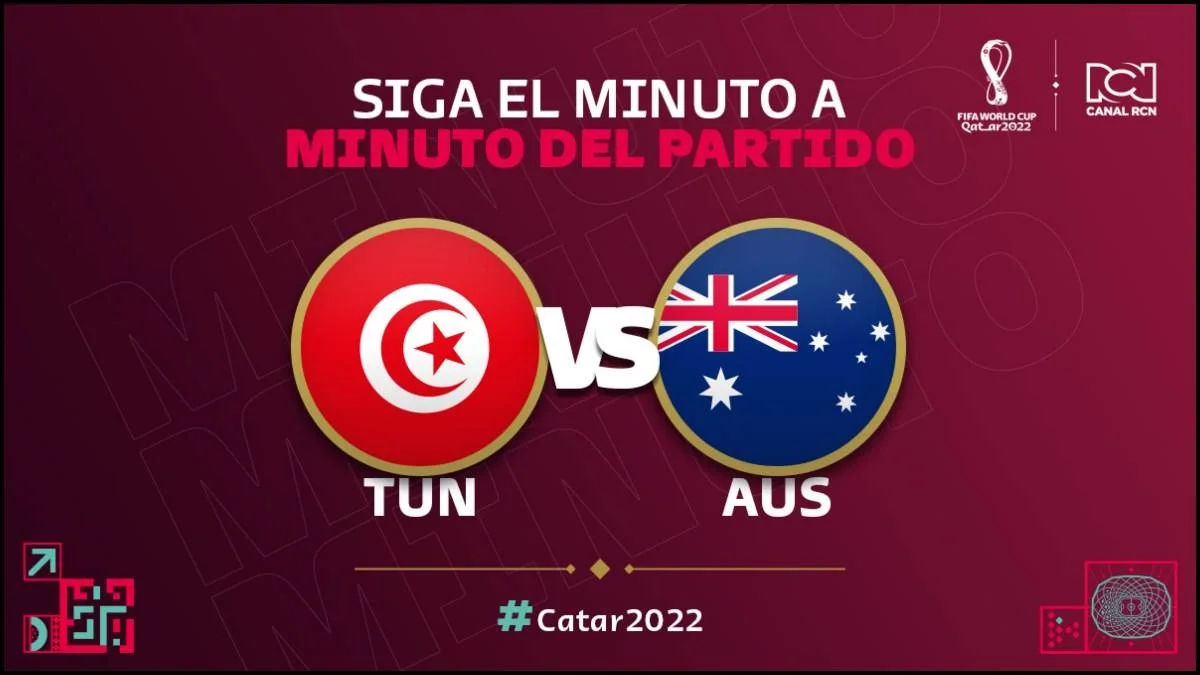 Túnez vs. Australia, EN VIVO