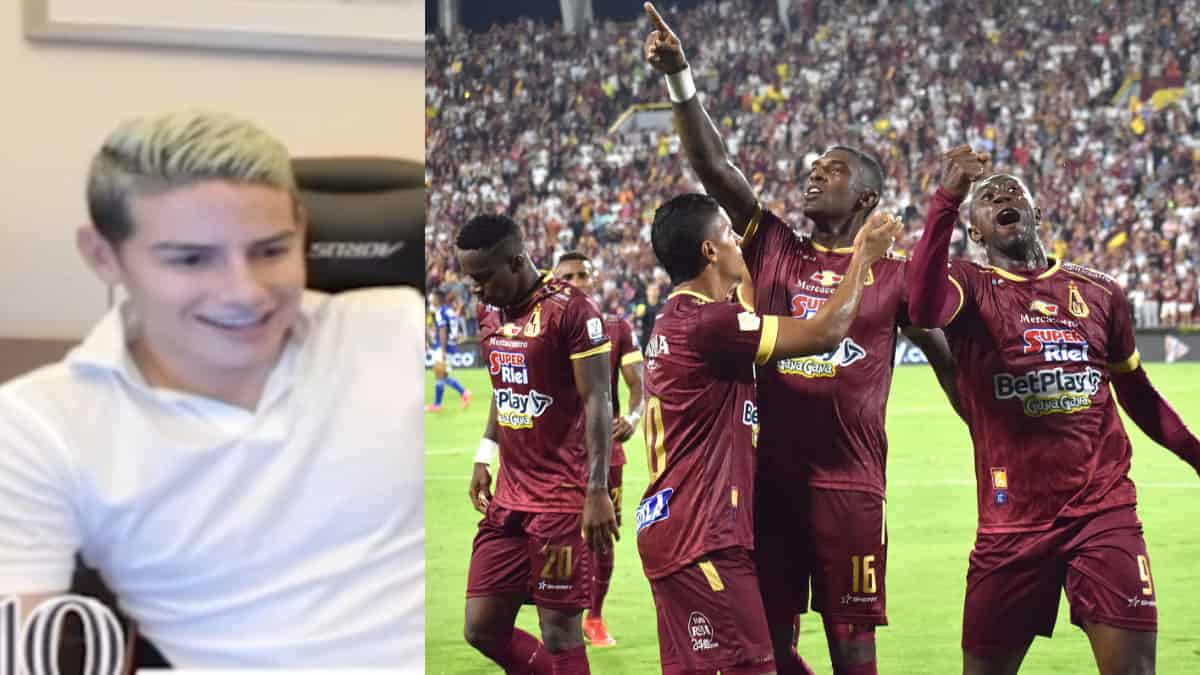 James Rodríguez aseguró que el Tolima es un grande del FPC
