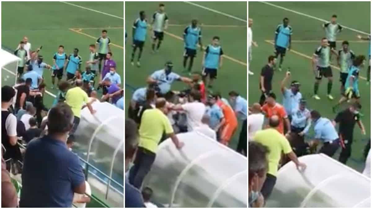 Tiros al aire en partido Olímpico Montijo y Vitória Setúbal B